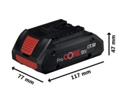 BOSCH Professional Accu ProCORE 18V/4,0Ah -Stanley Shop DV 8 10114606 04 4c DE 20201103221658