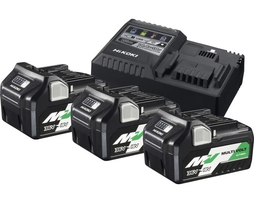 HIKOKI BoosterPack Multi-Volt UC18YSL3WA3 (acculader + 3x Multi-volt Accu 36V/2,5Ah - 18V/5,0Ah) 3 HIKOKI BoosterPack Multi-Volt UC18YSL3WA3 (acculader + 3x Multi-volt Accu 36V/2,5Ah - 18V/5,0Ah)