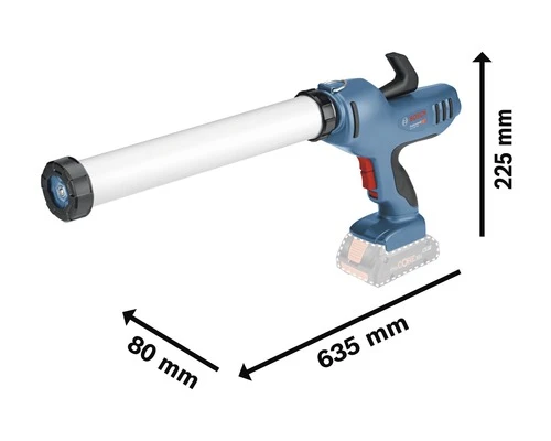 BOSCH Professional Accu Kitpistool GCG 18V-600 (zonder Accu) 4 BOSCH Professional Accu Kitpistool GCG 18V-600 (zonder Accu) - Afbeelding 2