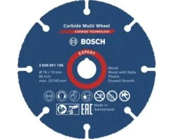 BOSCH Doorslijpschijf Carbide Expert MultiMaterial Ø 76 Mm
