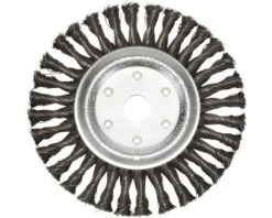 LESSMANN Gevlochten Ronde Borstel, Staaldraad, Ø 178 Mm