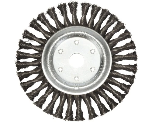 LESSMANN Gevlochten Ronde Borstel, Staaldraad, Ø 178 Mm 3 LESSMANN Gevlochten Ronde Borstel, Staaldraad, Ø 178 Mm