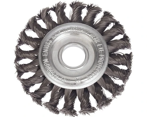 LESSMANN Gevlochten Ronde Borstel, Staaldraad, Ø 115 Mm 3 LESSMANN Gevlochten Ronde Borstel, Staaldraad, Ø 115 Mm