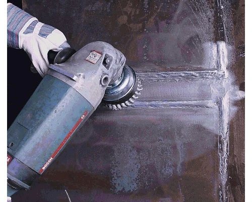 LESSMANN Gevlochten Komborstel Ø 100 Mm Staaldraad Met Steunring 6 LESSMANN Gevlochten Komborstel Ø 100 Mm Staaldraad Met Steunring - Afbeelding 4