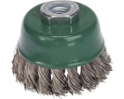 LESSMANN Gevlochten Ronde Borstel Ø 65 Mm Roestvrij Staaldraad