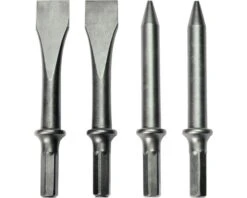 STANLEY Beitelset Voor Persluchtgereedschap, 4-delig