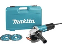MAKITA Haakse Slijper 9558HNRGK2 (incl. Koffer En Accessoireset)