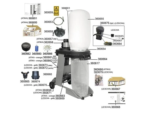 LESCHA Afzuiginstallatie ABSL2000 10 LESCHA Afzuiginstallatie ABSL2000 - Afbeelding 8