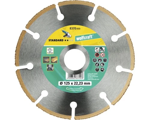 WOLFCRAFT Slijpschijf HM Ø 125x22,23 Mm 3 WOLFCRAFT Slijpschijf HM Ø 125x22,23 Mm