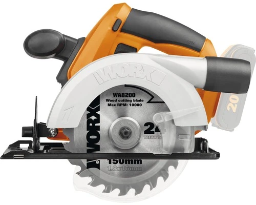 WORX Accu Handcirkelzaag WX529.9 20V (zonder Accu) 4 WORX Accu Handcirkelzaag WX529.9 20V (zonder Accu) - Afbeelding 2