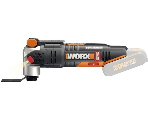 WORX Accu Multitool Sonicrafter WX693.9 (zonder Accu) 4 WORX Accu Multitool Sonicrafter WX693.9 (zonder Accu) - Afbeelding 2