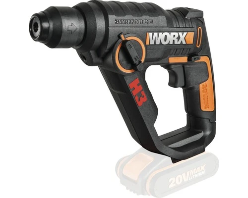 WORX Accu Boorhamer 3-in-1 H3 WX390.9 (zonder Accu) 3 WORX Accu Boorhamer 3-in-1 H3 WX390.9 (zonder Accu)