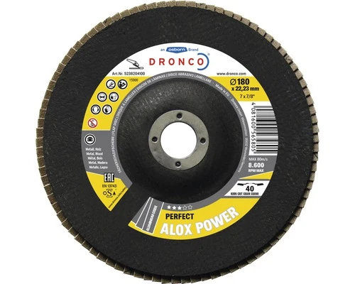 DRONCO Lamellenschuurschijf Polimaxx 1 Superior Ø 115 Mm 2 DRONCO Lamellenschuurschijf Polimaxx 1 Superior Ø 115 Mm