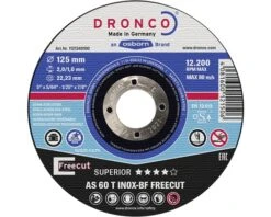 DRONCO Slijpschijf AS60T Inox Ø 115x1,0x22,23 Mm