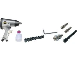 STANLEY Pneumatische Slagmoerset 17-delig